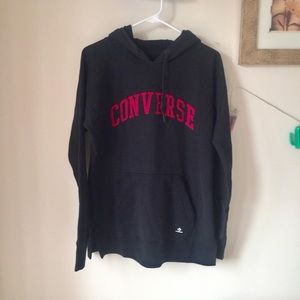 Black and red converse hoodie 
Amazing quality and material